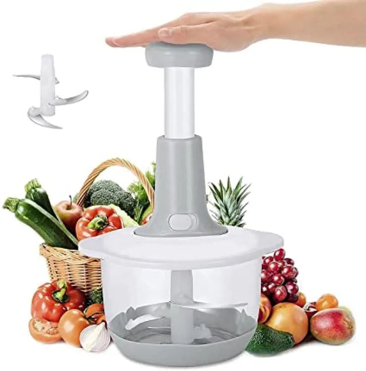 Food Chopper – Hand Pull Vegetable, Onion & Garlic Cutter