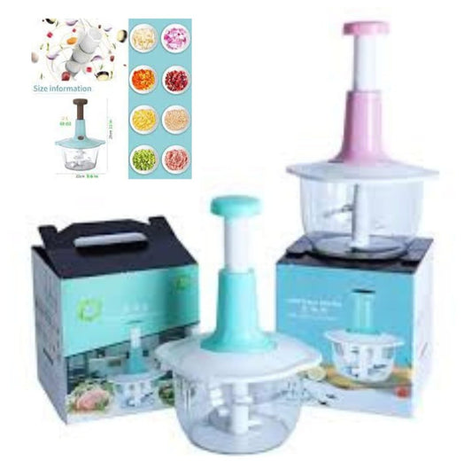 Food Chopper – Hand Pull Vegetable, Onion & Garlic Cutter