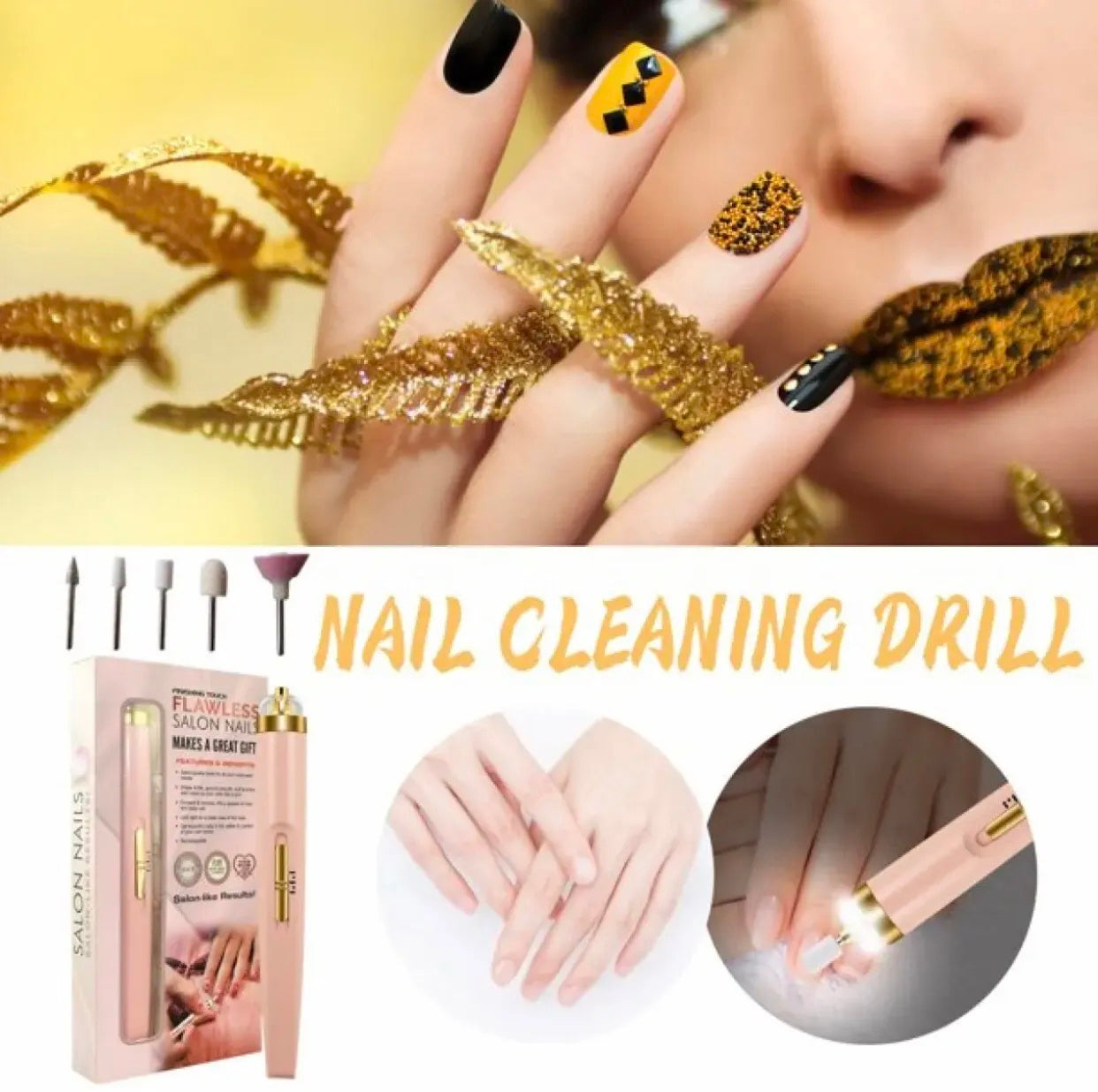 Finishing Touch Flawless Salon Nails – Professional Manicure & Pedicure Tool