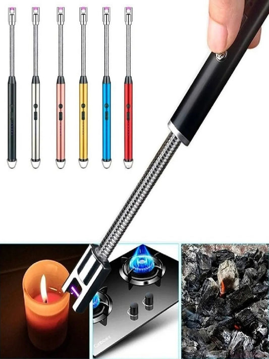 🔥 Electric USB Rechargeable Lighter – Smart, Safe & Windproof
